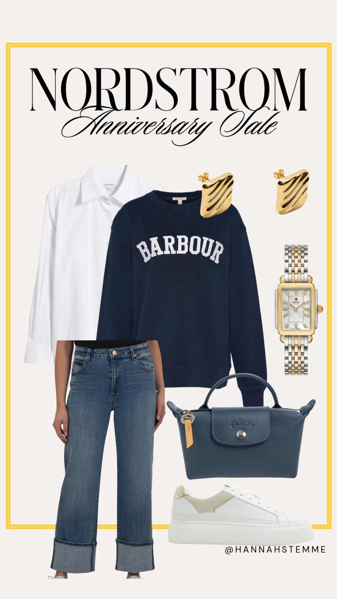 Super cute casual workwear look! I love having a strong collared shirt peaking out from a crewneck sweater. It’s so classic! 🤍

#LTKStyleTip #LTKSaleAlert #LTKWorkwear