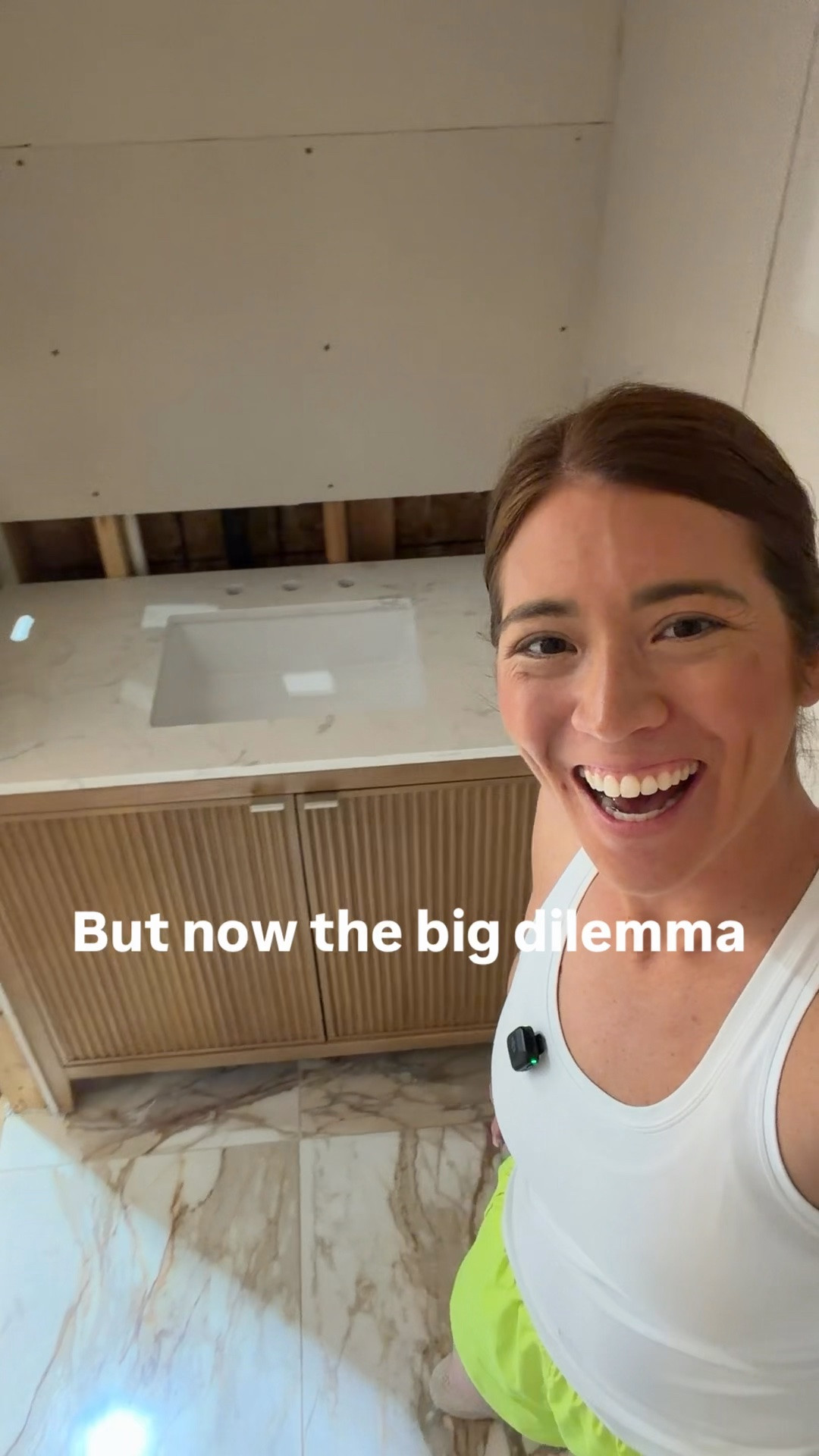 #ad When it fits perfectly 😍😍😍 this vanity is 10/10 in quality and construction. What mirror do you think goes best with it? 
@wayfair #wayfairpartner #wayfair