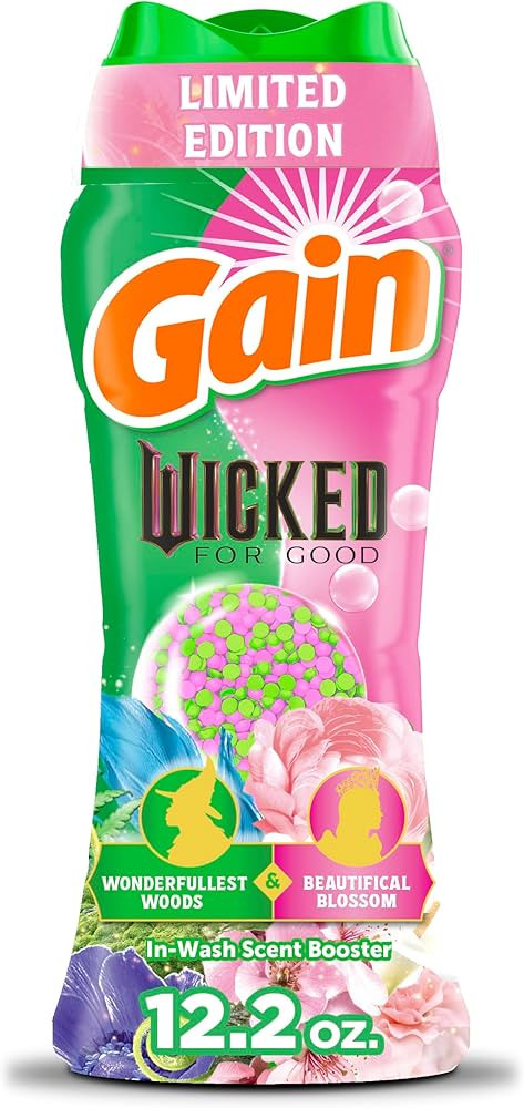 Gain In-Wash Laundry Scent Booster "Wicked: For Good" Limited Edition, Wonderfullest Woods & Beau... | Amazon (US)