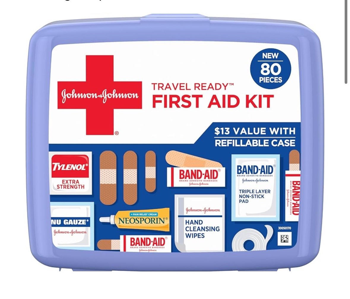 Travel first aid kit 