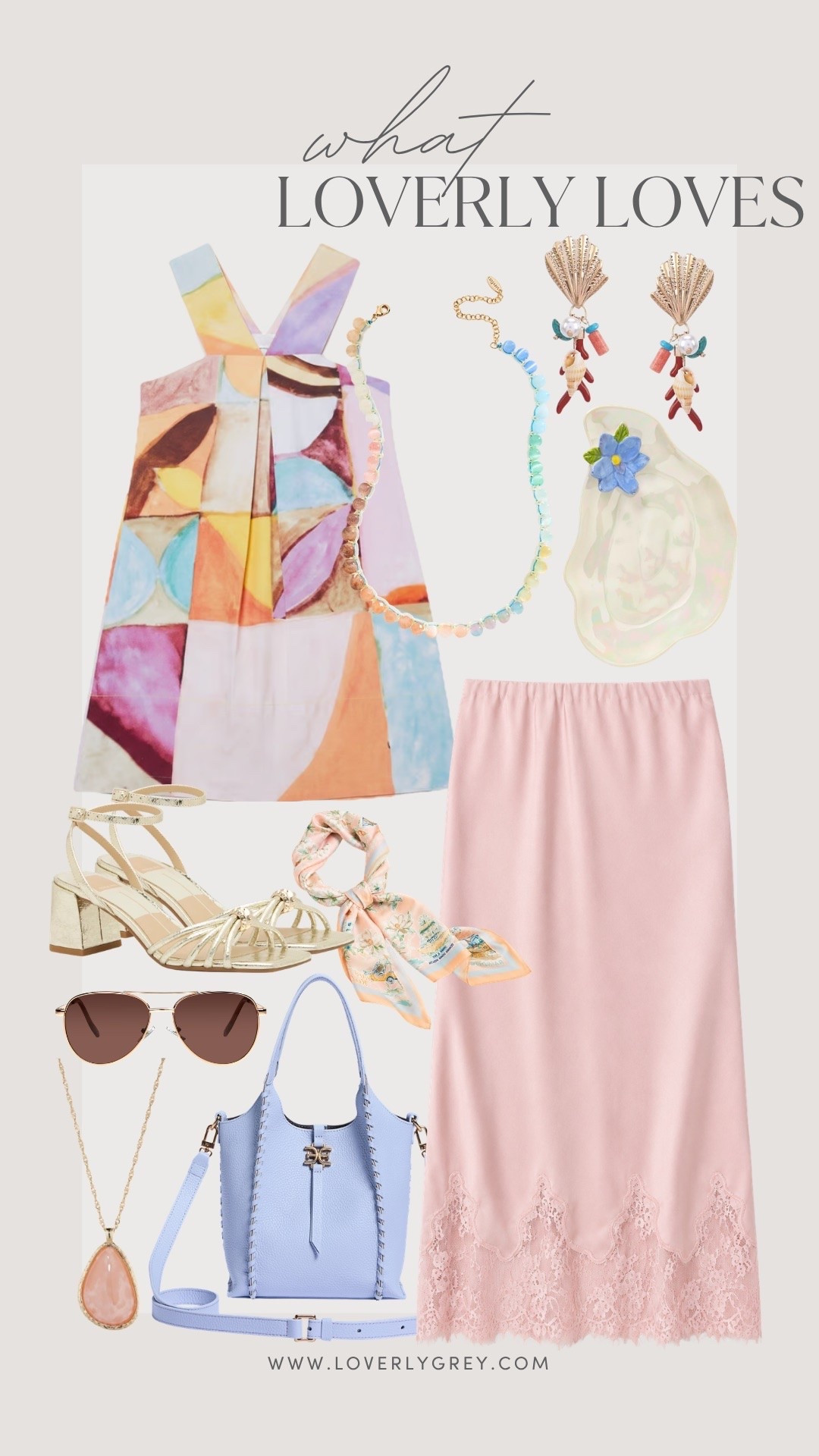 The watercolor style pattern on this dress 😍 I love the light blues and pink/peach color palette. Definitely worth adding to cart - a statement dress for summer and spring is a must!

Loverly grey, Loverly loves, pink satin lace midi skirt, dillards, ciebon, Anthropologie home, belk, Walmart style finds, summer dresses for women, resort wear vacation

#LTKTravel #LTKSeasonal #LTKootd