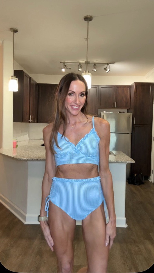 I know I can’t be the only one that’s so ready for summer after this snow!! This swimsuit has the cutest details, and the ruffles are my favorite!! Removable pads, adjustable straps, adjustable, bottom, ties, and the perfect highway waist! Wearing a S, 5’6” and 115 lbs 🤍🩵

#LTKSeasonal #LTKootd #LTKSaleAlert