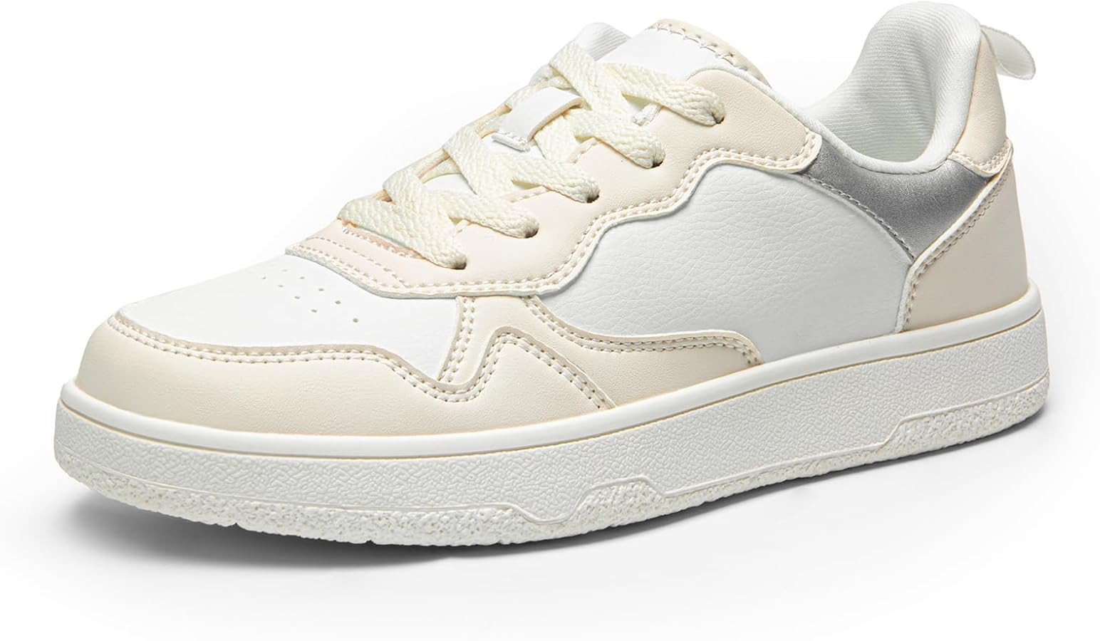 DREAM PAIRS Women's Walking Skateboard Shoes Sneakers Pu Leather Char Flat Low-Top Lace-Up Comfor... | Amazon (US)