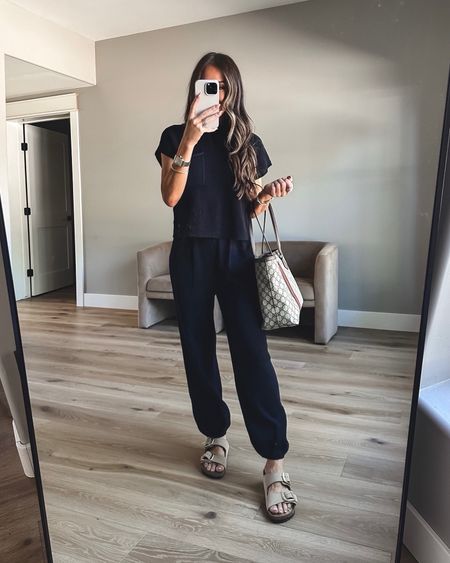 Viral amazon set…so nice i bought it twice! I love this set so much and have been wearing the sweater with jeans
Runs tts sz small
Travel outfit
Teacher outfit 
@liveloveblank
Kim Blank
#ltku



#LTKstyletip #LTKover40 #LTKworkwear