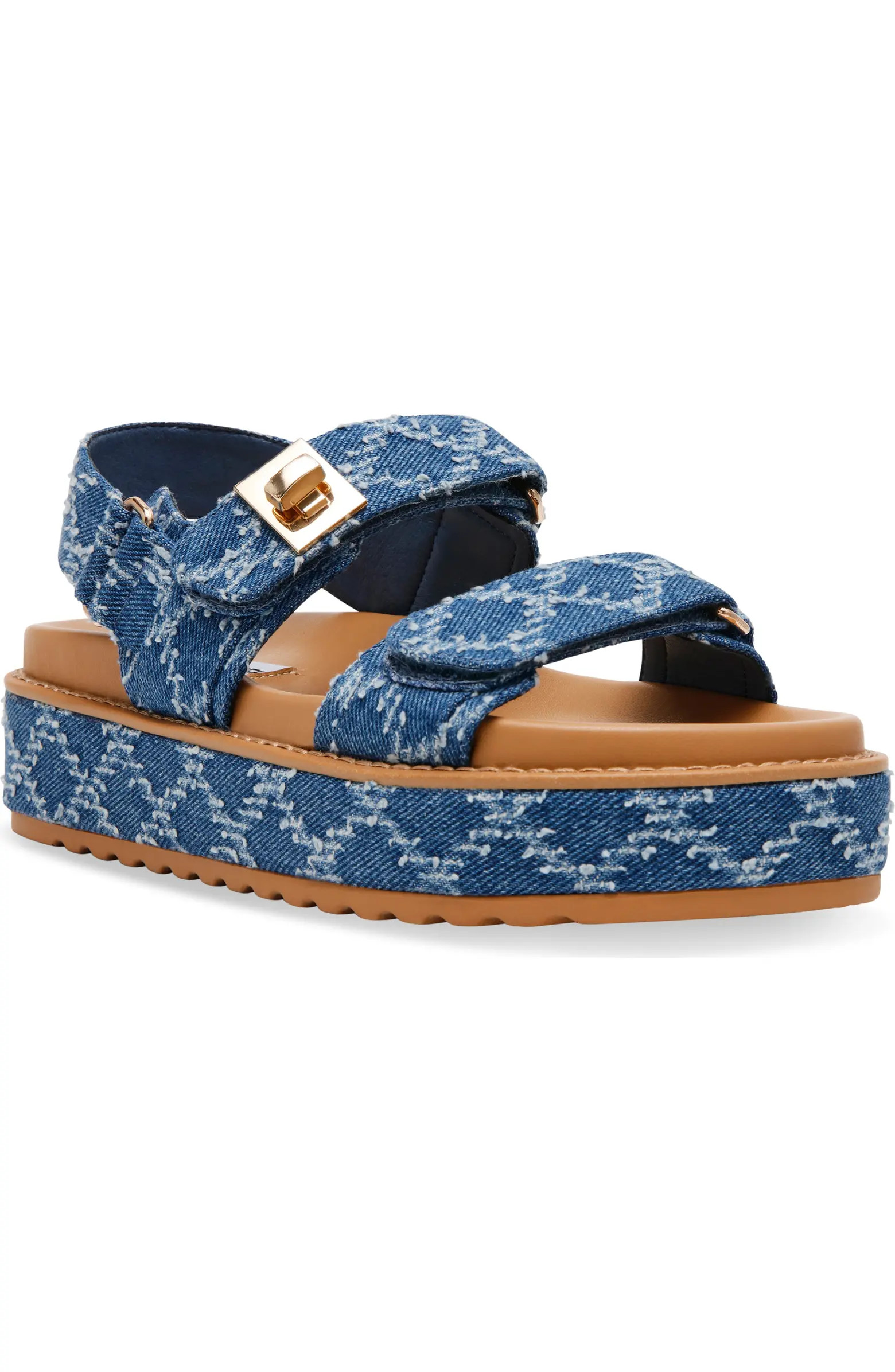 Steve Madden Bigmona Raffia Slingback Platform Sandal (Women) | Nordstrom | Nordstrom