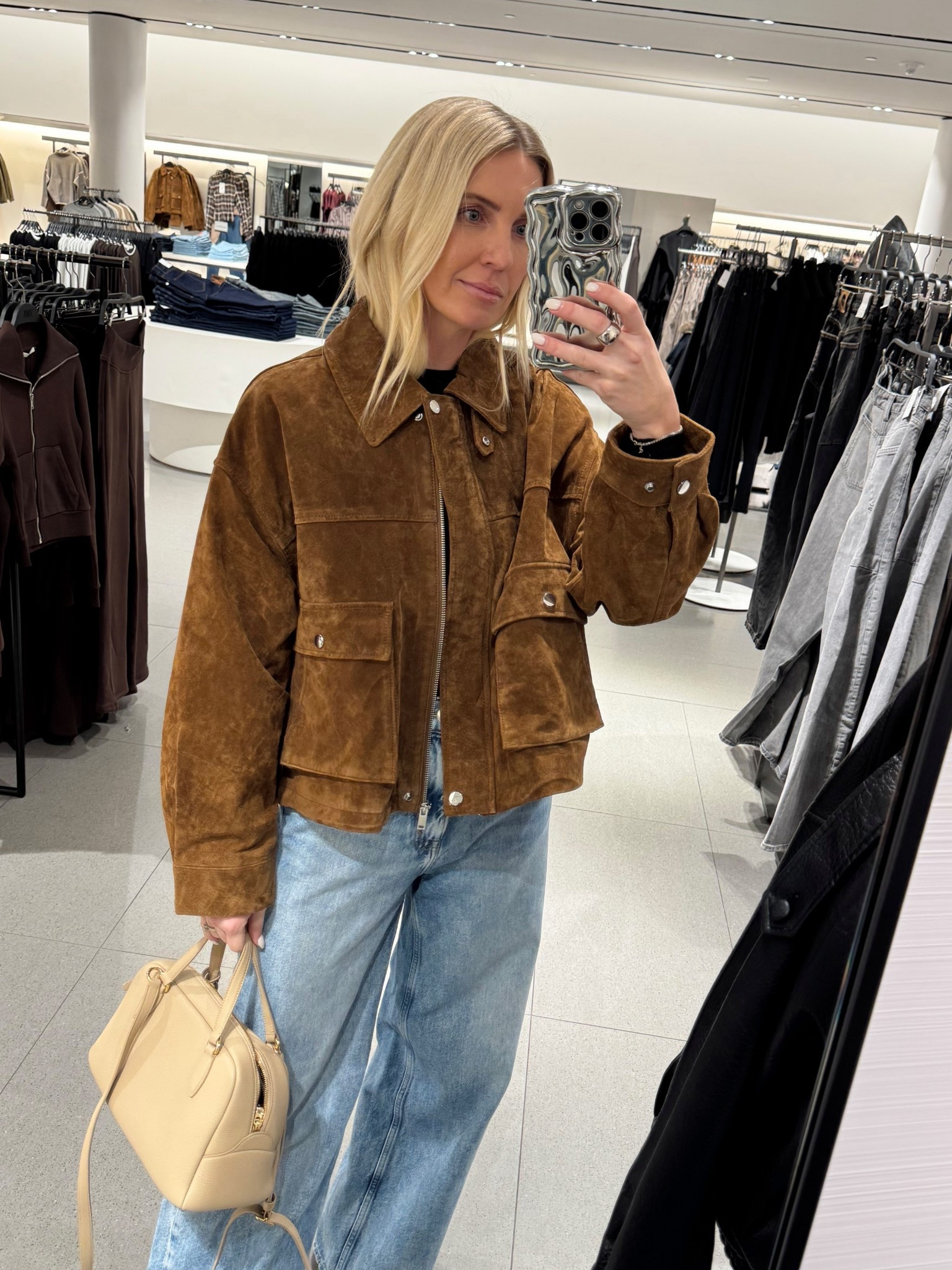 3 Zara jackets I tried on and recommend! This bomber jacket is amazing quality.

#LTKSeasonal