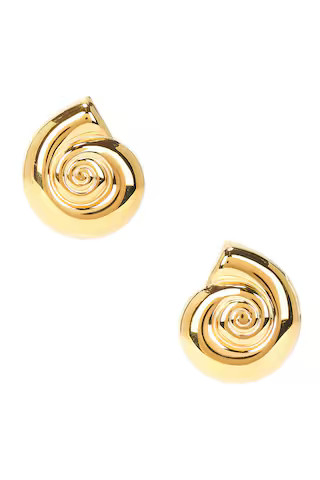 Casa Clara Koura Swirl Earrings in Gold from Revolve.com | Revolve Clothing (Global)