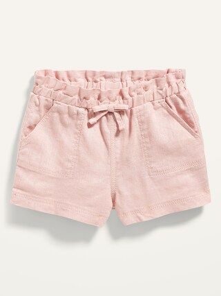 Linen-Blend Pull-On Shorts for Baby | Old Navy (US)