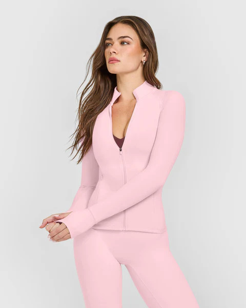 SoftMotion™ Jacket with White Logo 
 Cherry Blossom Pink | Oner Active (UK / US)