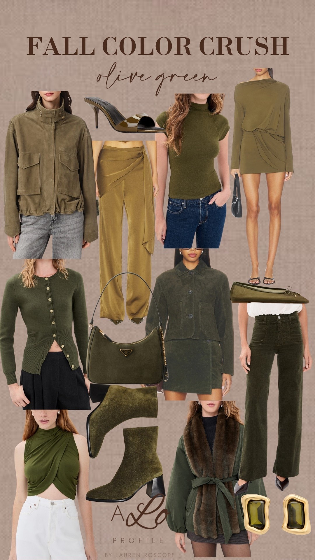 Fall Color Crush: Olive Green // fall outfit, fall fashion, fall style, fall transition, transitional fall outfit, fall collection, fall outfit ideas, fall inspo, fall wardrobe, outfits for fall