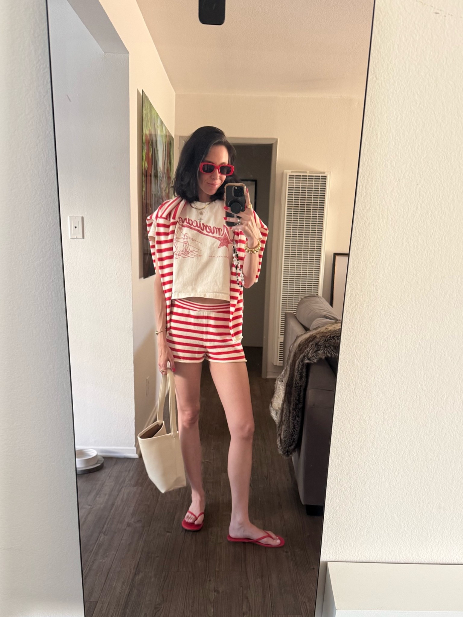 Easy, casual comfy #malfit #outfitideas #everydayoutfit #casualoutfit #whatiwore #ootd #outfitinspo #everydaystyle #neutraloutfit #stripes #twopieceset

#LTKdayinmylife #LTKgrwm #LTKootd
