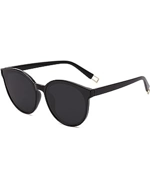 SOJOS Oversized Round Sunglasses for Women and Men | Amazon (US)