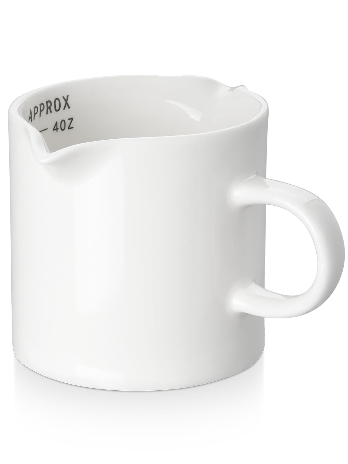 Espresso Cups, 5 OZ Ceramic Double Spouts Cups, Espresso Shot Cup with Handle and Measuring, Smal... | Amazon (US)