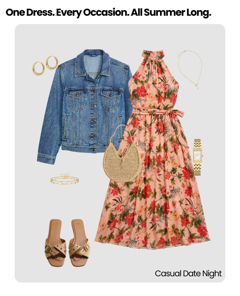 One dress, every occasion, all summer long. Styled four ways so you can dress it up, dress it down, and wear it on repeat. 

 #LTKootd #LTKSeasonal #LTKOver40