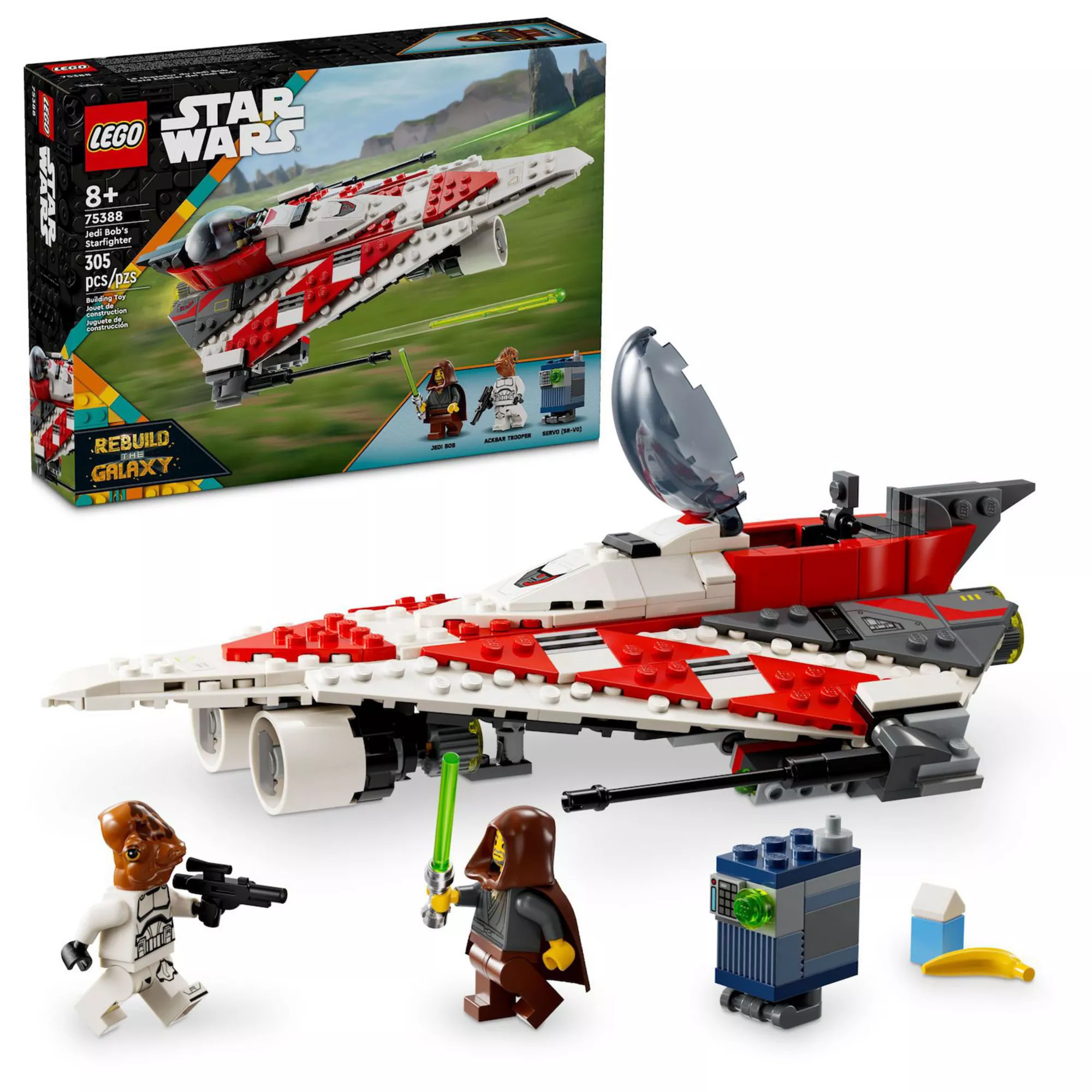 LEGO Star Wars Jedi Bob’s Starfighter 75388 Building Kit (305 Pieces) | Kohl's