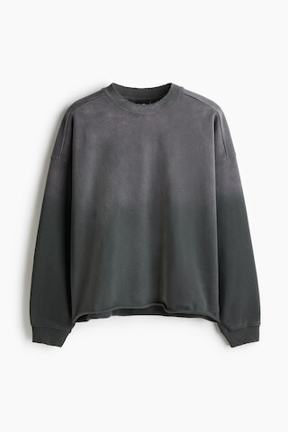 H & M - Oversized-Fit Washed Sweatshirt - Gray | H&M (US + CA)