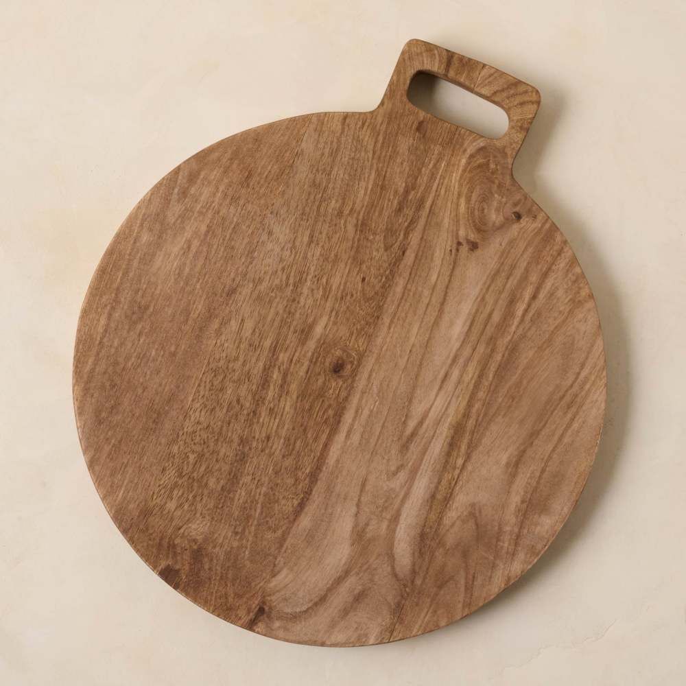 Mango Wood Round Bread Board | Magnolia