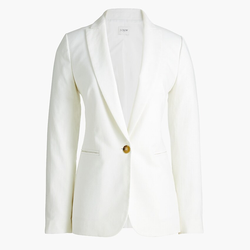 Factory: Linen-cotton Holland Blazer For Women | J.Crew Factory