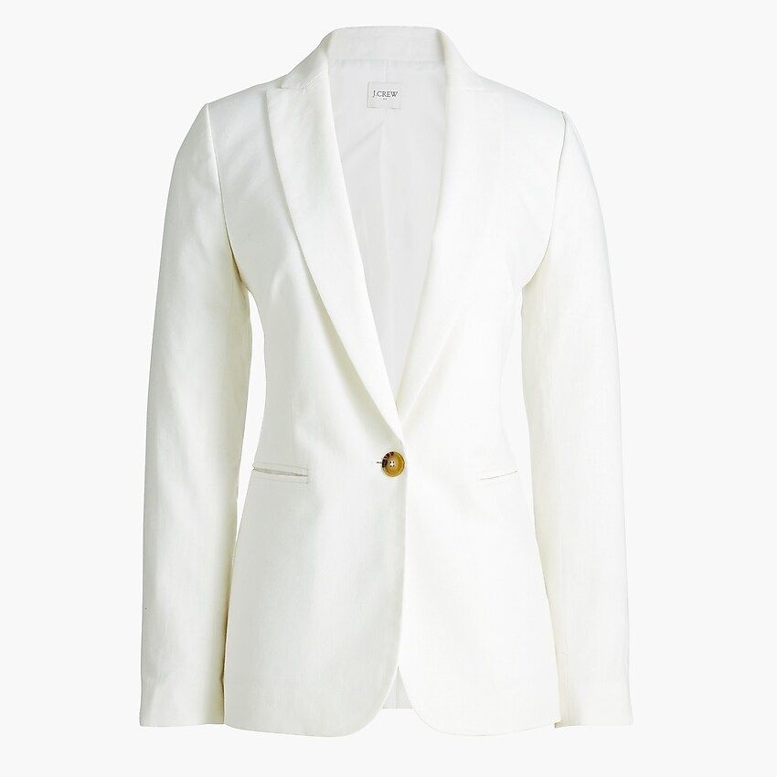 Factory: Linen-cotton Holland Blazer For Women | J.Crew Factory