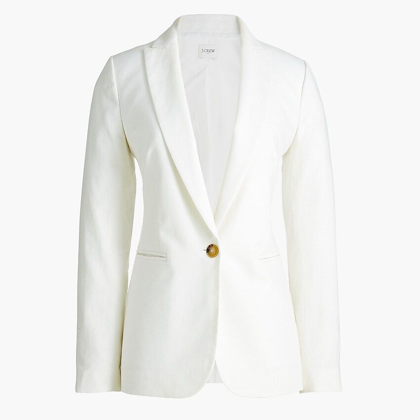 Linen-cotton Holland blazer | J.Crew Factory