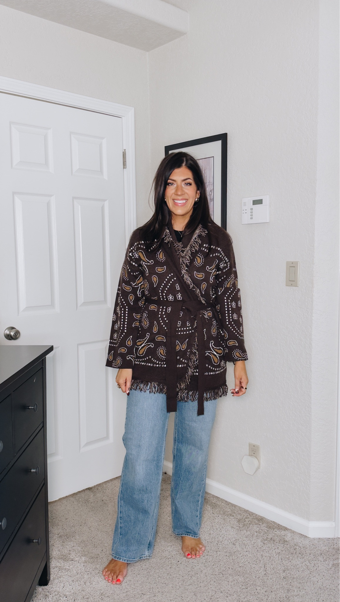 Gap sale try on
Small cardigan (runs over sized)
8 regular ode leg jeans