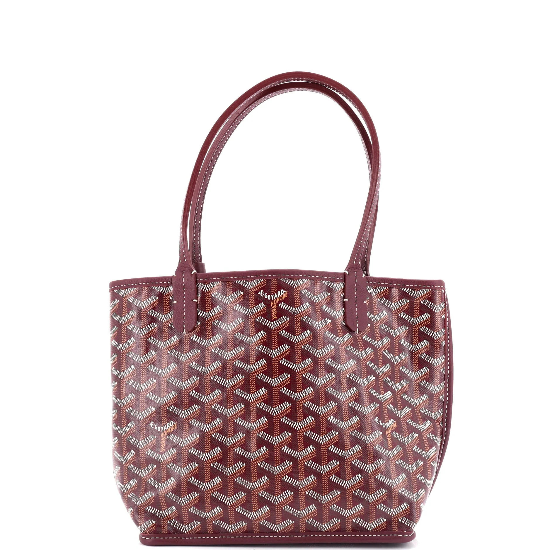 Anjou Reversible Tote Coated Canvas Mini | Shop Simon