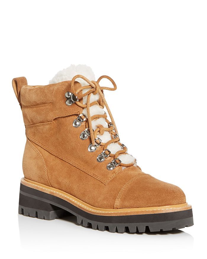 Marc Fisher LTD. Idella Shearling Hiker Boots - 100% Exclusive Shoes - Bloomingdale's | Bloomingdale's (US)