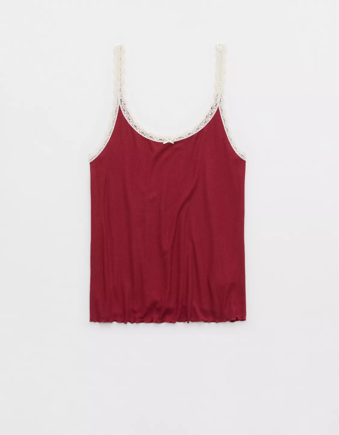 Aerie Real Soft® Lace Trim Tank | Aerie