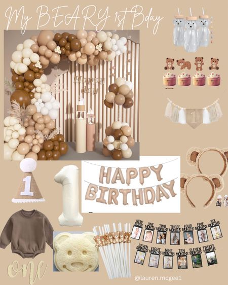 My BEARY 🐻 1st Birthday. Decoration, party favors, & outfits. We’re going all out 

#LTKstyletip #LTKbaby #LTKparties