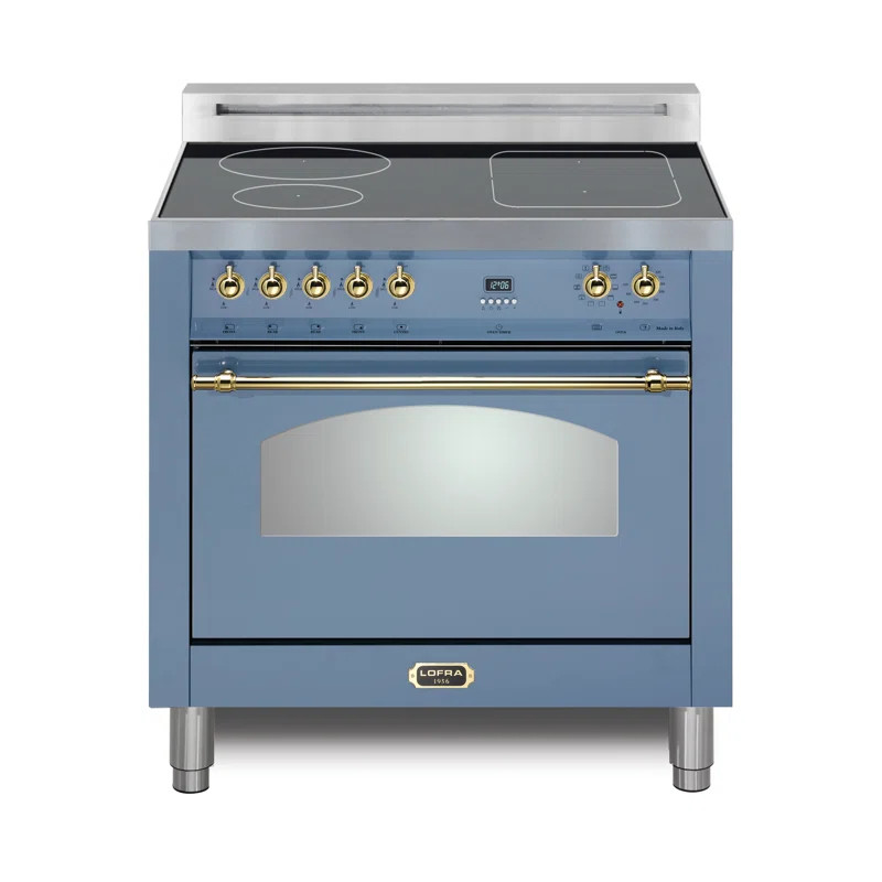 Lofra Dolcevita 30" 3 Cubic Feet Induction Freestanding Convection Range | Wayfair North America
