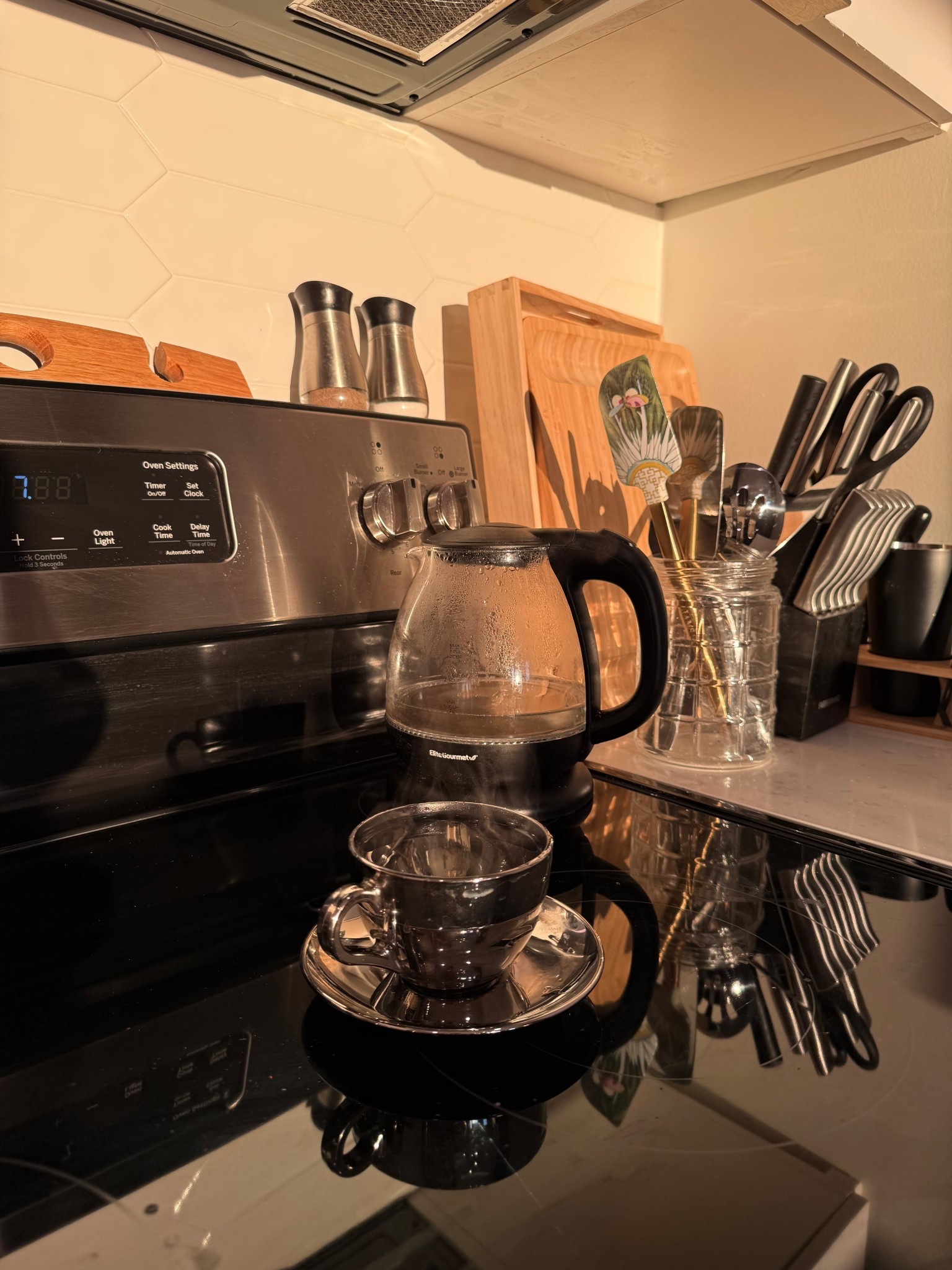the cutest little chrome mug and saucer 

#LTKdayinmylife #LTKValentine #LTKHome