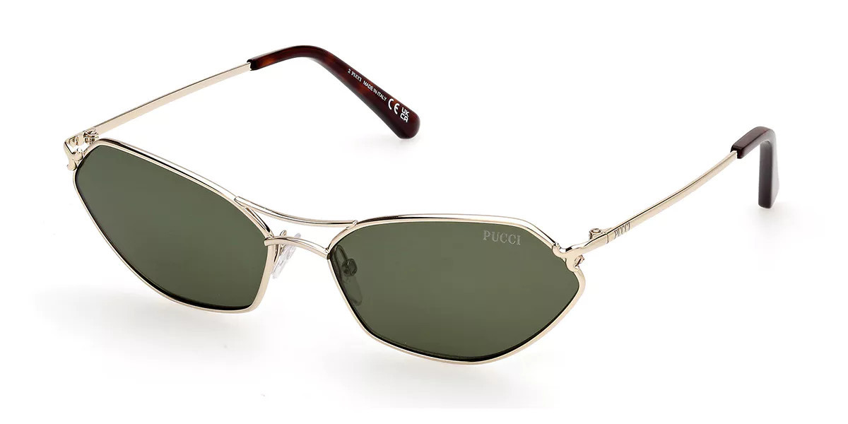 Pucci Emilio Pucci EP0224 32N Women’s Sunglasses Gold Size 60 | SmartBuyGlasses Global