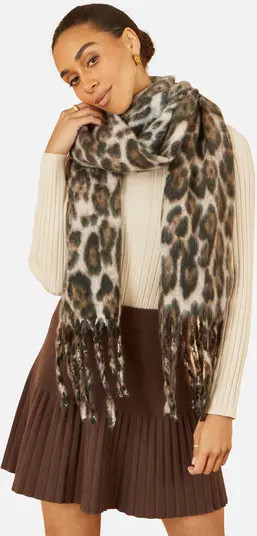 Leopard Print Super Soft Scarf | Nordstrom