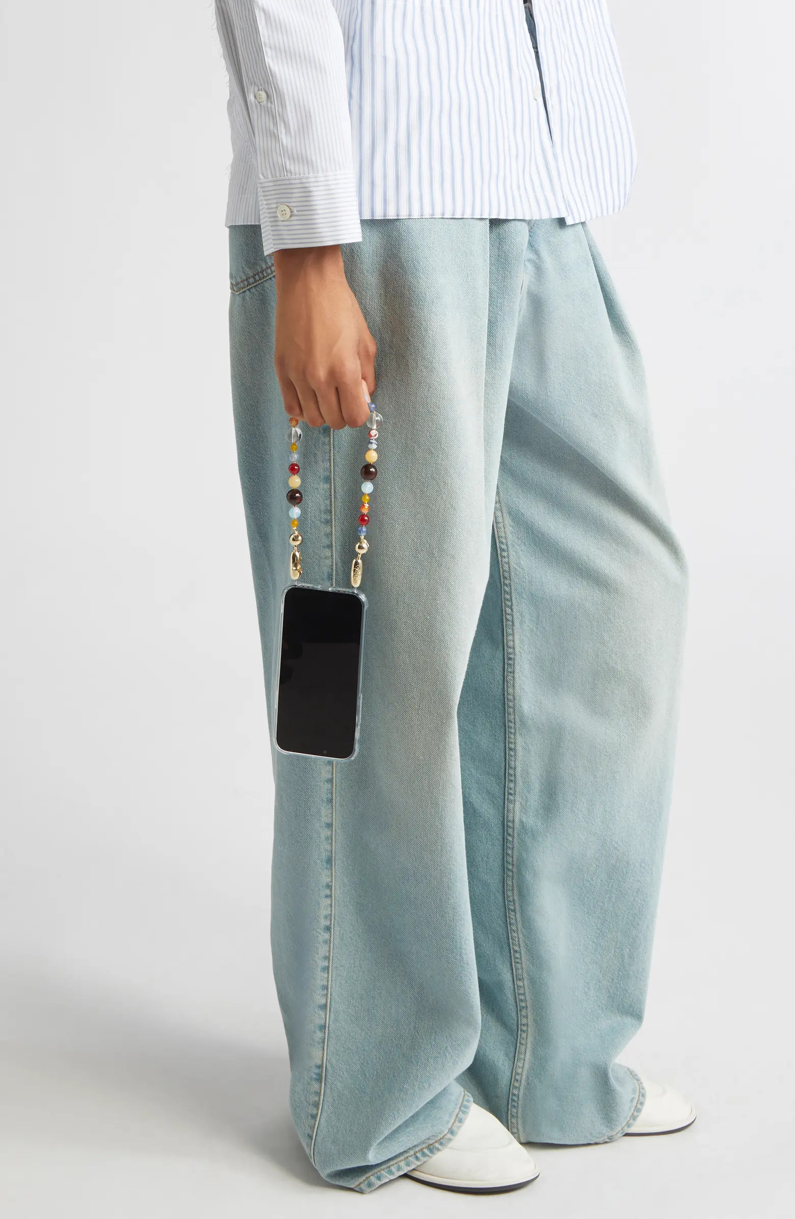 Orbit Gemstone Wrist Strap for iPhone Case | Nordstrom