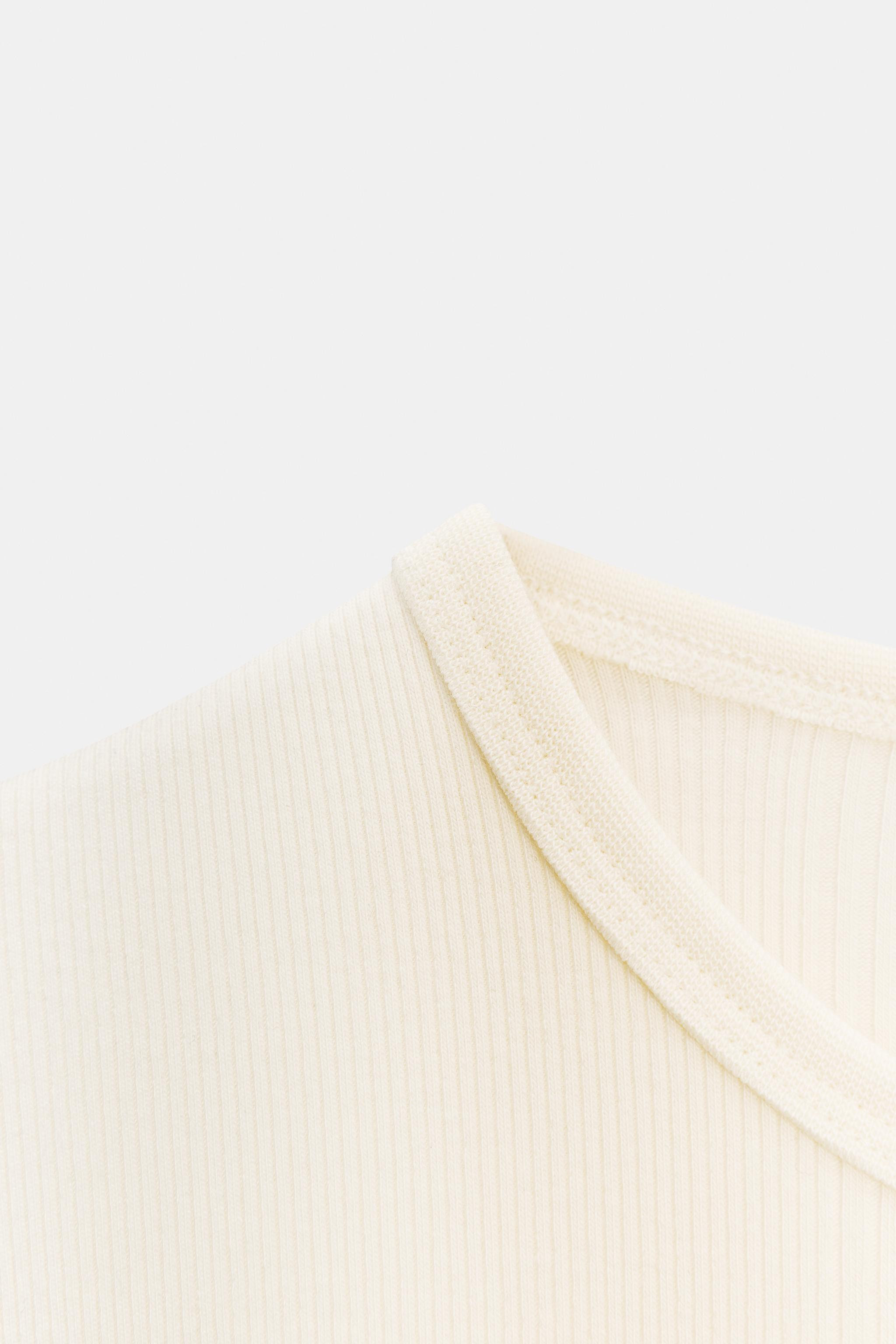 RIB SHORT SLEEVE T-SHIRT | Zara US