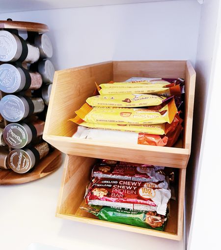 Stackable bamboo container. Great for snacks!

#LTKhome