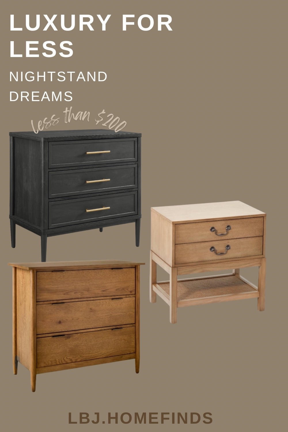 Nightstand upgrade without the designer price tag 🤎✨

These budget-friendly nightstands bring that elevated, high-end look while staying surprisingly affordable. Clean lines, warm wood tones, and timeless styles that work in almost any bedroom.

Proof you don’t have to spend a fortune to make your space feel luxe.

Shop these affordable finds linked in my LTK.

#LTKSaleAlert #LTKHome #LTKdayinmylife
