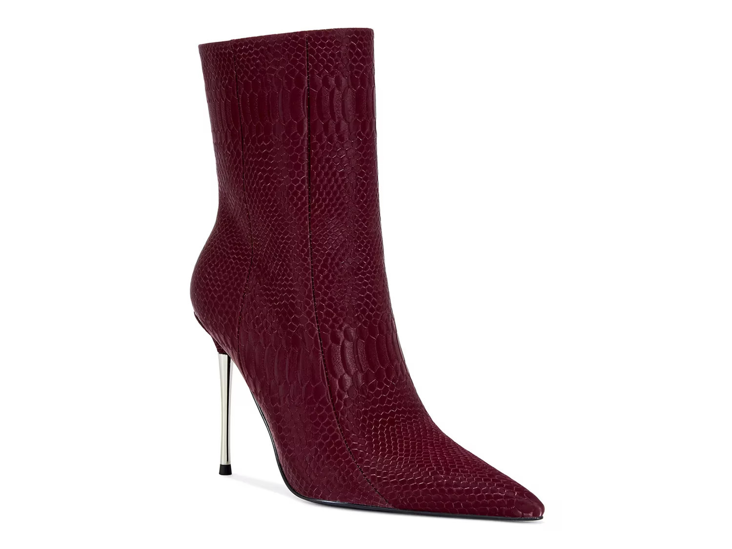Azalea Wang Calean Bootie | Women's | Burgundy | Size 7.5 | Boots | Stiletto | DSW