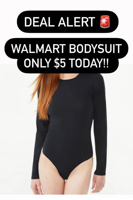 Walmart bodysuit only $5 today!! 

Lee Anne Benjamin 🤍

#LTKsalealert #LTKunder50 #LTKstyletip