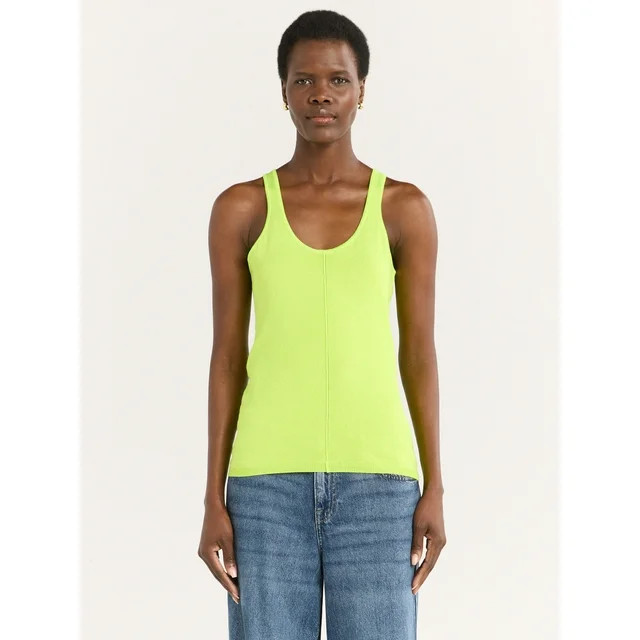 Scoop Woman's U-Neck Sweater Tank, Sizes XS-XXL | Walmart (US)