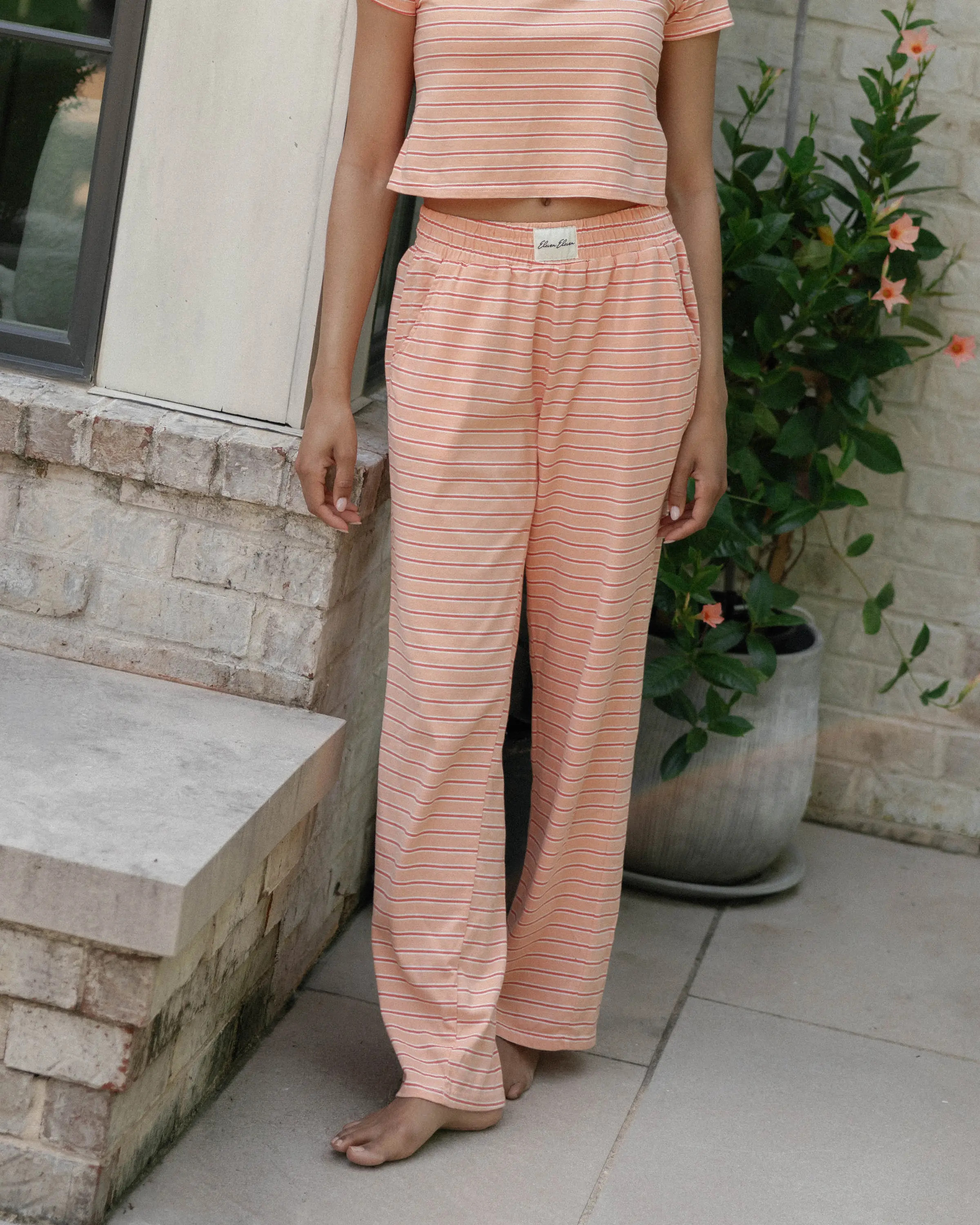 Striped Pants in Twist Stripe | Eleven Eleven
