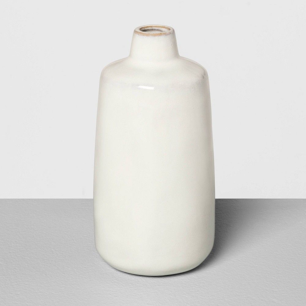 6"" Ceramic Bud Vase Sour Cream - Hearth & Hand with Magnolia | Target