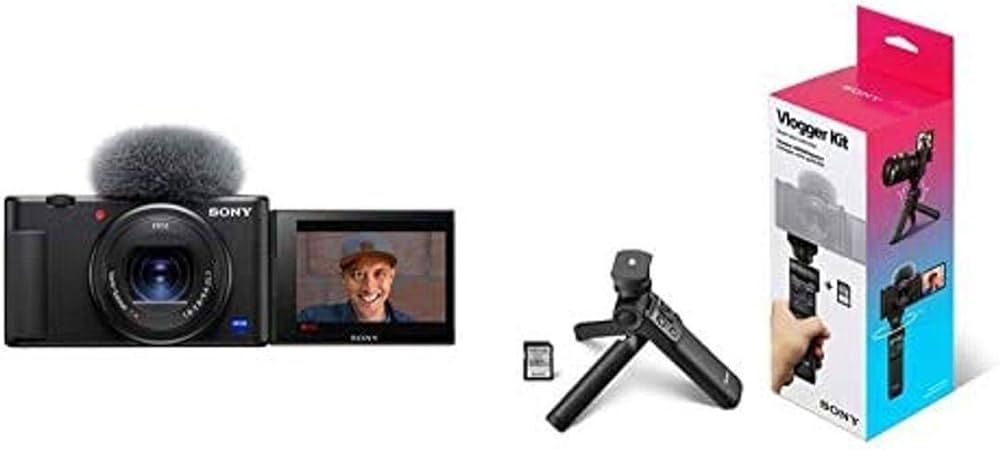 Sony ZV-1 Camera for Content Creators and Vloggers with Vlogger Accessory Kit Black | Amazon (US)