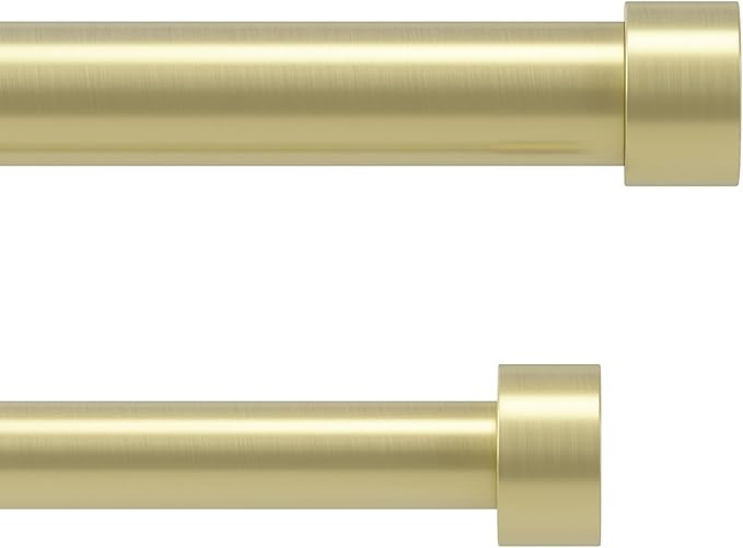 Umbra Cappa Double Curtain Rod, Includes 2 Matching Finials, Brackets & Hardware, 120 to 180-Inch... | Amazon (US)