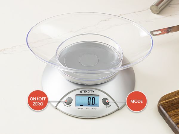 Etekcity Food Kitchen Bowl Scale, Digital Ounces and Grams for Cooking, Baking, Meal Prep, Dieting,  | Amazon (US)