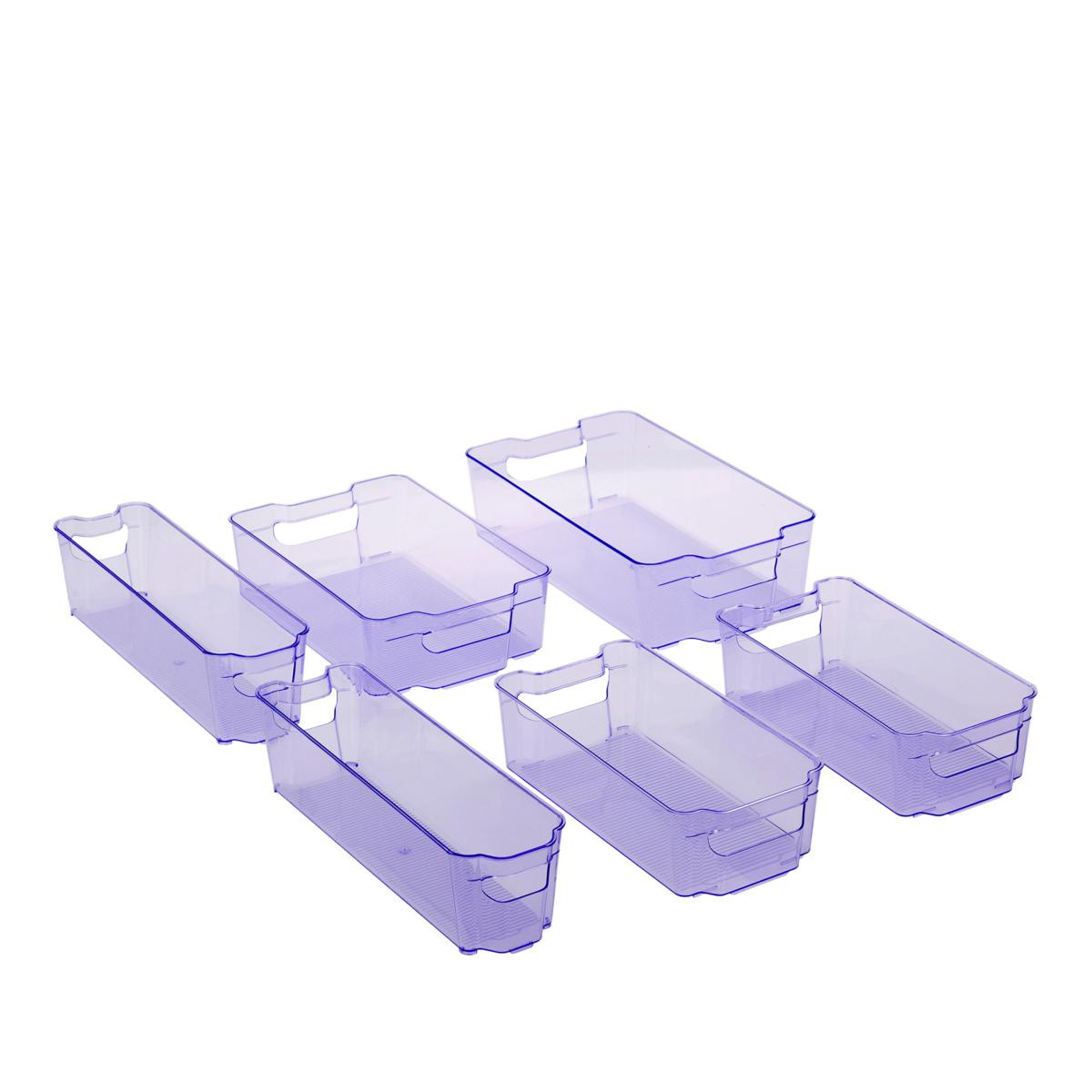 Kinetic 6-piece Fridge & Pantry Organizer Set with Labels - 9855458 | HSN | HSN