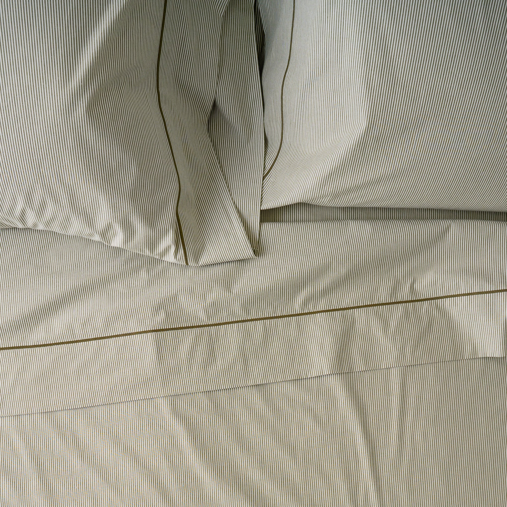 Hudson Yarn-Dyed Pinstripe Sheet Set | Magnolia