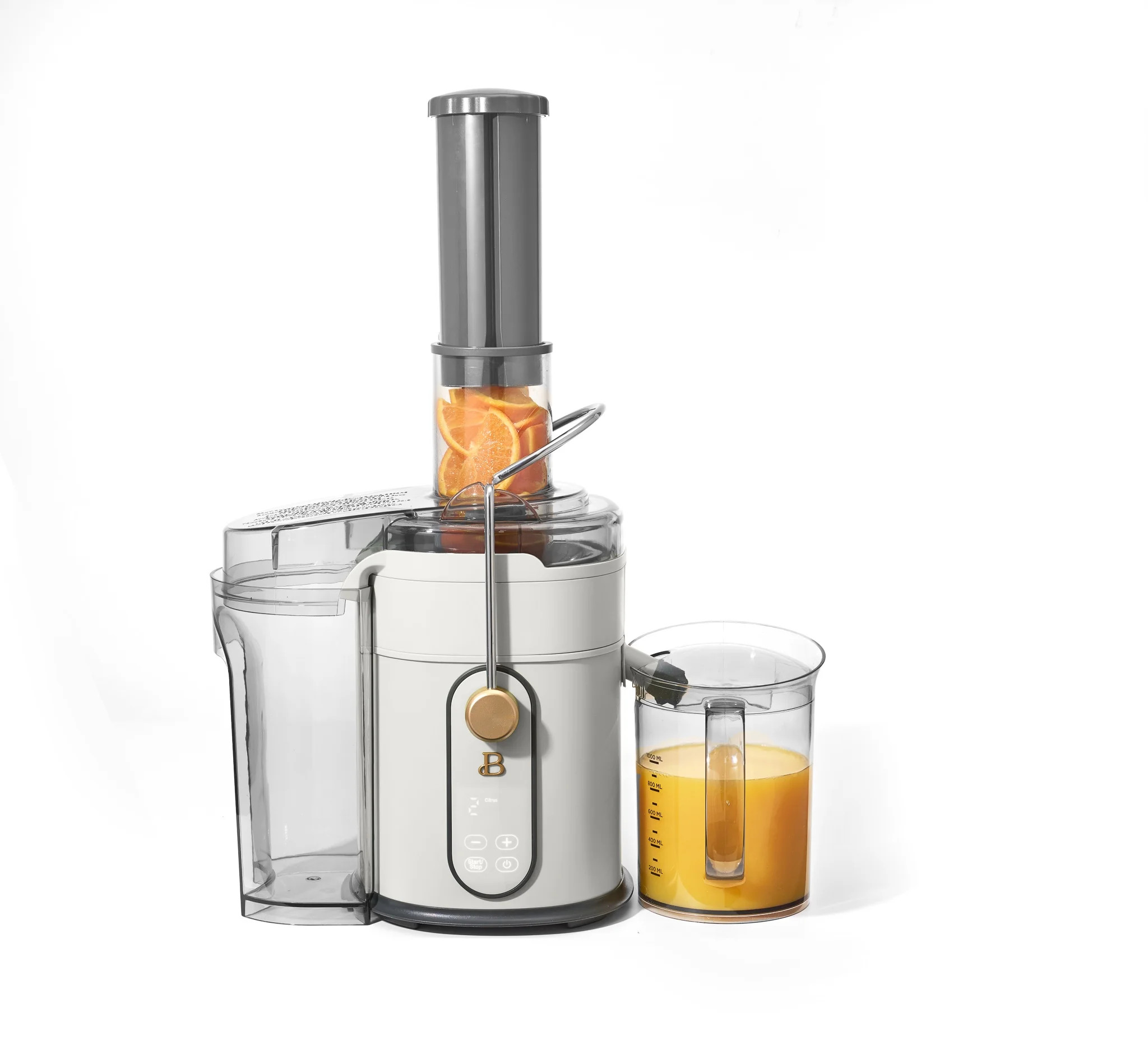 Beautiful 5-Speed 1000W Electric Juice Extractor with Touch Activated Display, White Icing by Dre... | Walmart (US)