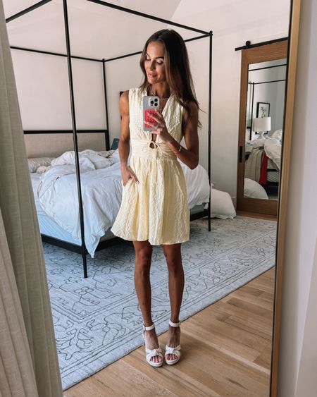 such a flattering dress in the prettiest butter yellow color! 🫶🏻 use code AFLAUREN to get 15% off! 🙌🏻

#LTKStyleTip #LTKFindsUnder100 #LTKSaleAlert