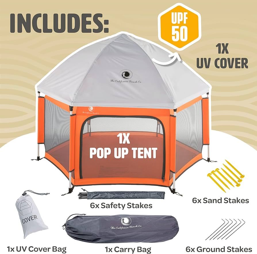 POP 'N GO Premium Outdoor and Indoor Baby Playpen - Portable, Lightweight, Pop Up Pack and Play T... | Amazon (US)